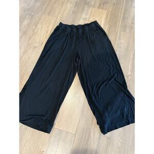 Express Soft Stretchy Sleepwear‎ Wide Leg Black Pull On Pants XL